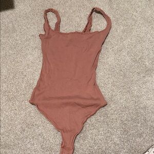 SKIMS square neck bodysuit